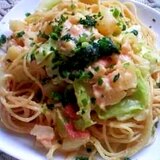 ジャガイモ入り明太子パスタ